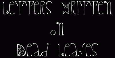 logo Letters Written On Dead Leaves